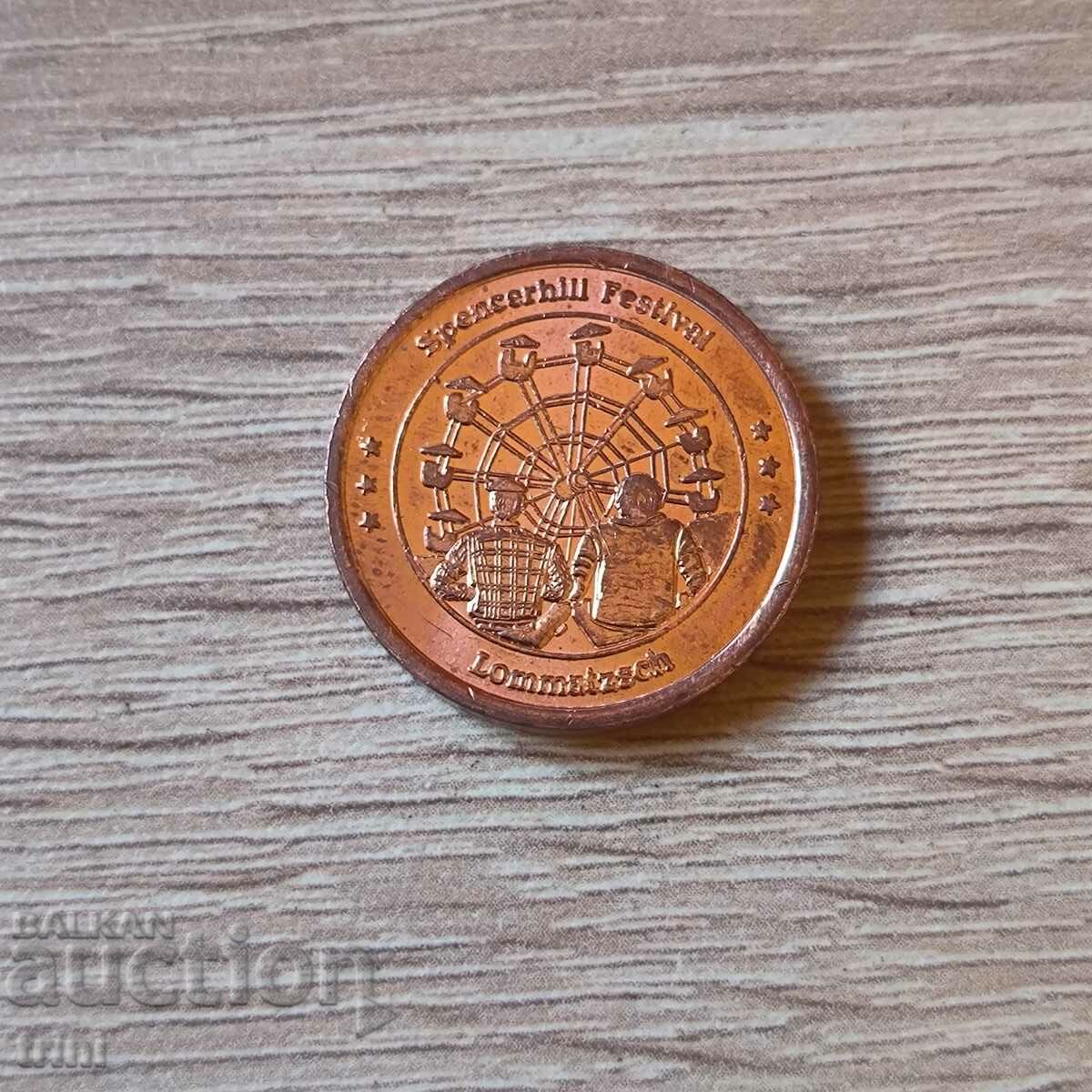 Token Festival Spencerhill Germania 2018 cu preț 5.00 BGN | € 2.56 Token Festival Spencerhill Germania 2018 cu preț 5.00 BGN | € 2.56