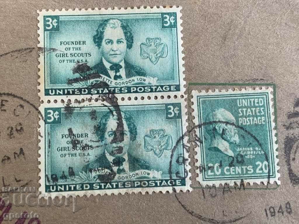 Old Traveled Envelope - United States of America with price 4.00 BGN | € 2.05 Old Traveled Envelope - United States of America with price 4.00 BGN | € 2.05