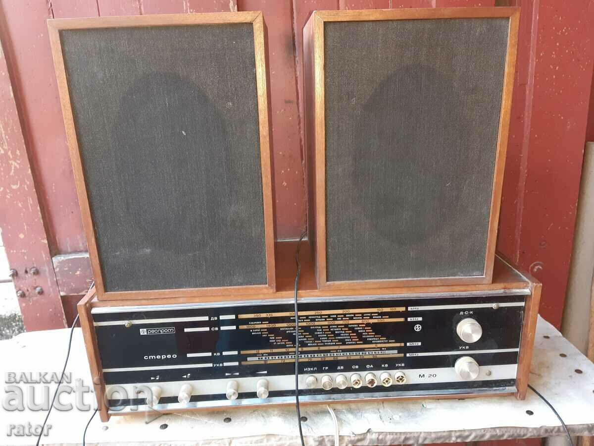 Old radio RESPROM - MELODY 20, with speakers