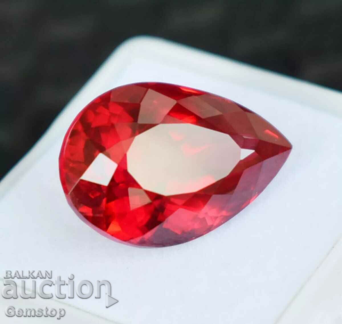 BZC! 0.90 carat natural ruby oval cert. GDL of 1 st!