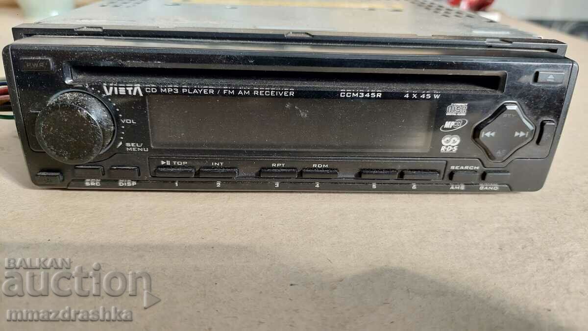 Old car cassette player