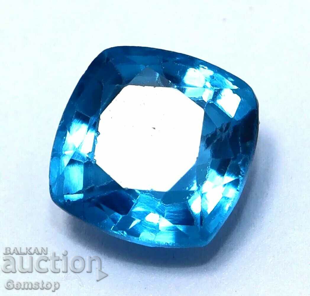 BZC! 1.55k natural aquamarine cert. GDL of the 1st class!