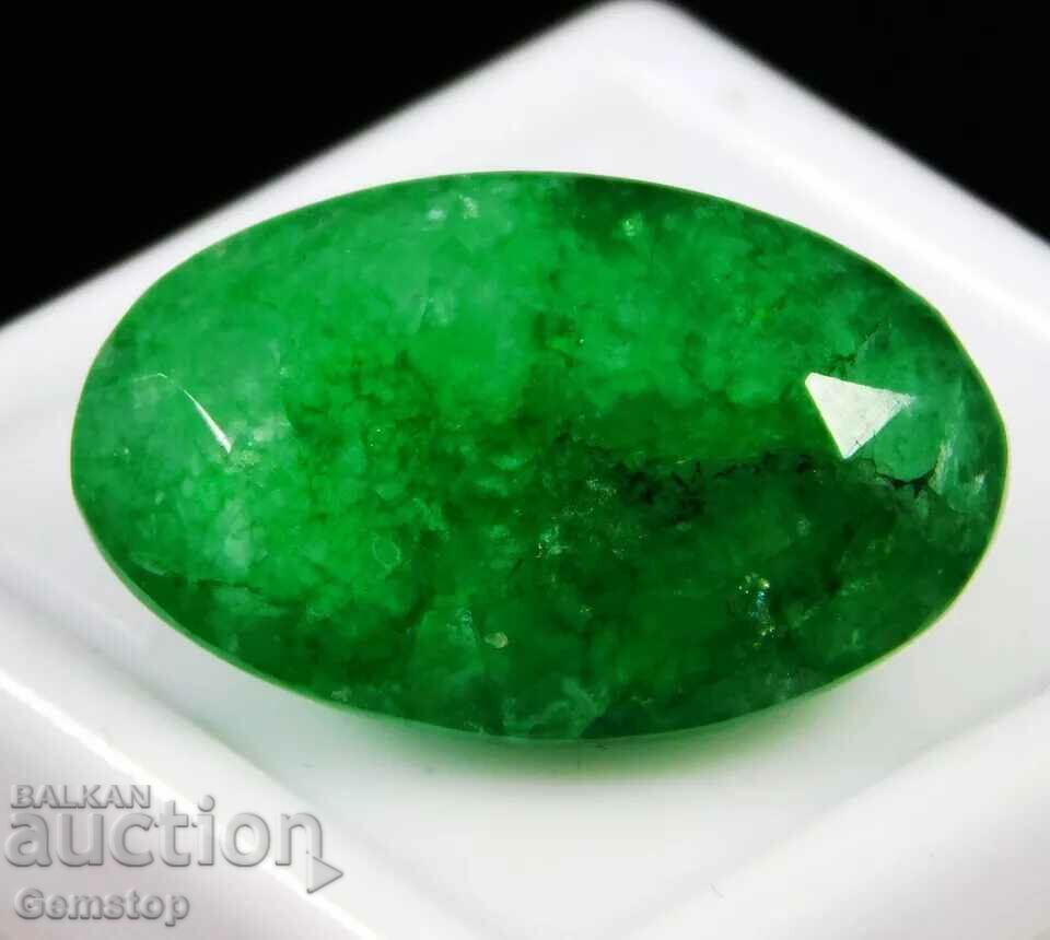 BZC 16.80 ct natural beryl emerald oval of 1 st!certVGTL