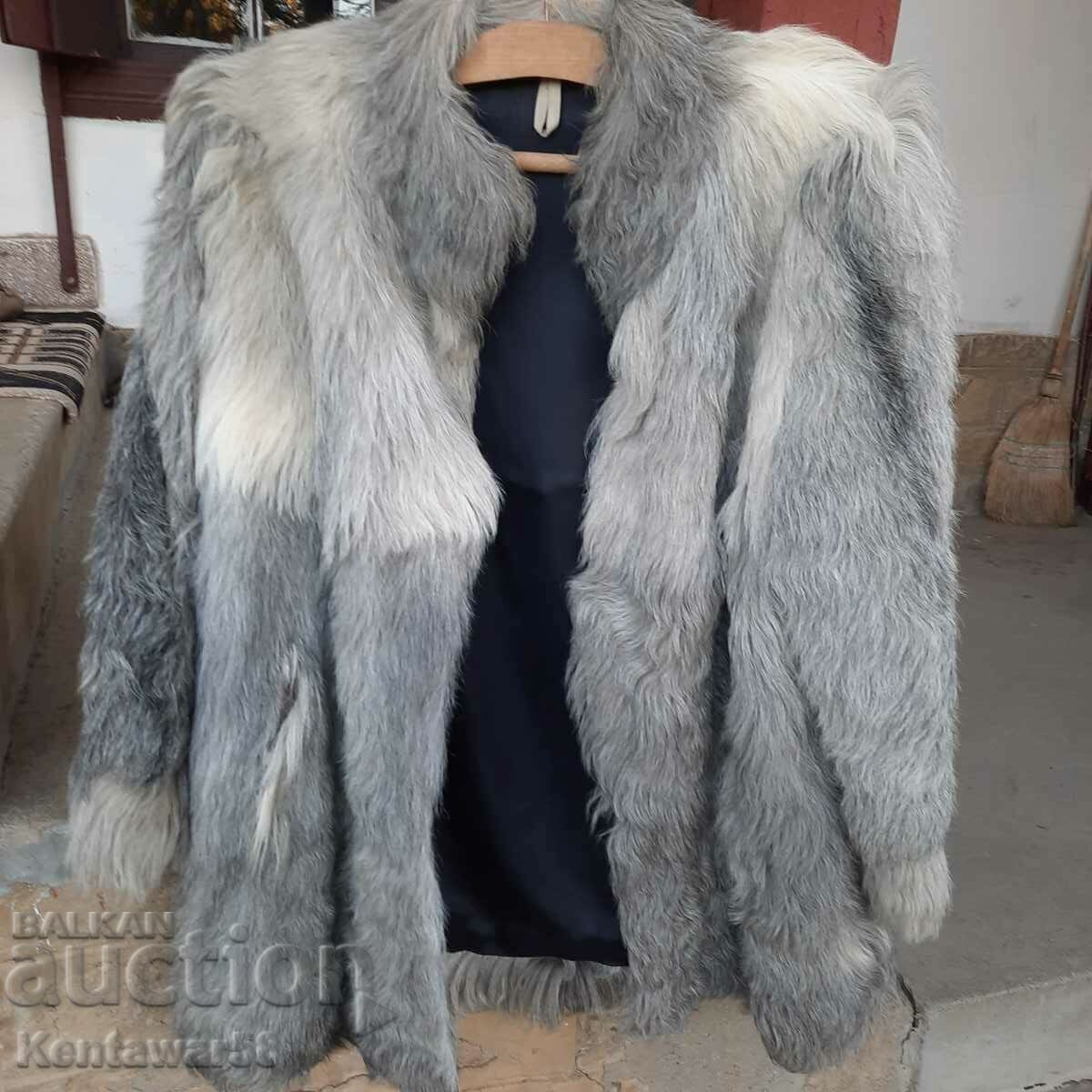 Coat for the Surva holiday - natural goatskin Coat for the Surva holiday - natural goatskin