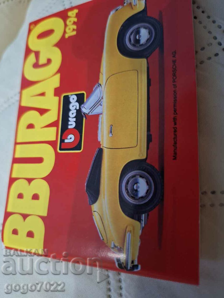 Bburago catalog 1994 80 pages