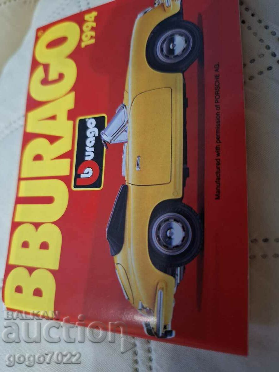 Bburago catalog 1994 80 pages