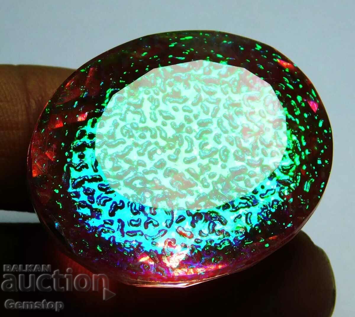 BZC! 75.10 ct opal monarch oval from 1st!