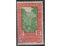 French Oceania-1929-Surcharge-Waterfall,MLH