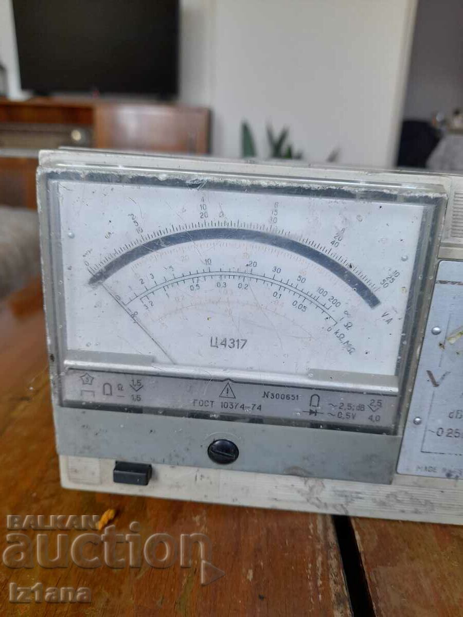 Old Ts4317 multimeter with price 37.00 BGN | € 18.92 Old Ts4317 multimeter with price 37.00 BGN | € 18.92