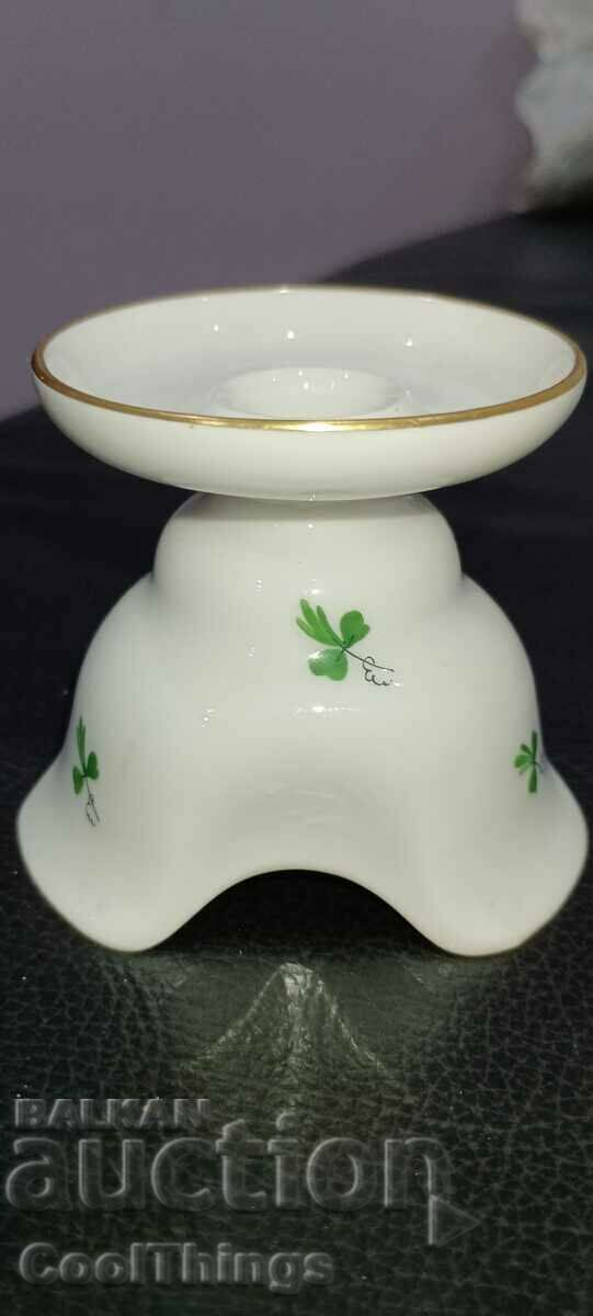 A beautiful porcelain candlestick marked