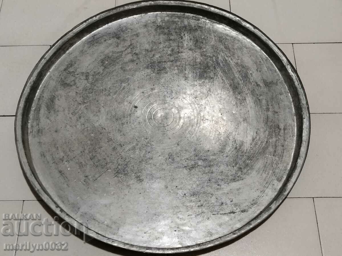 Large Revival Pie Pan Blue Copper Copper Dish - 5 Large Revival Pie Pan Blue Copper Copper Dish - 5