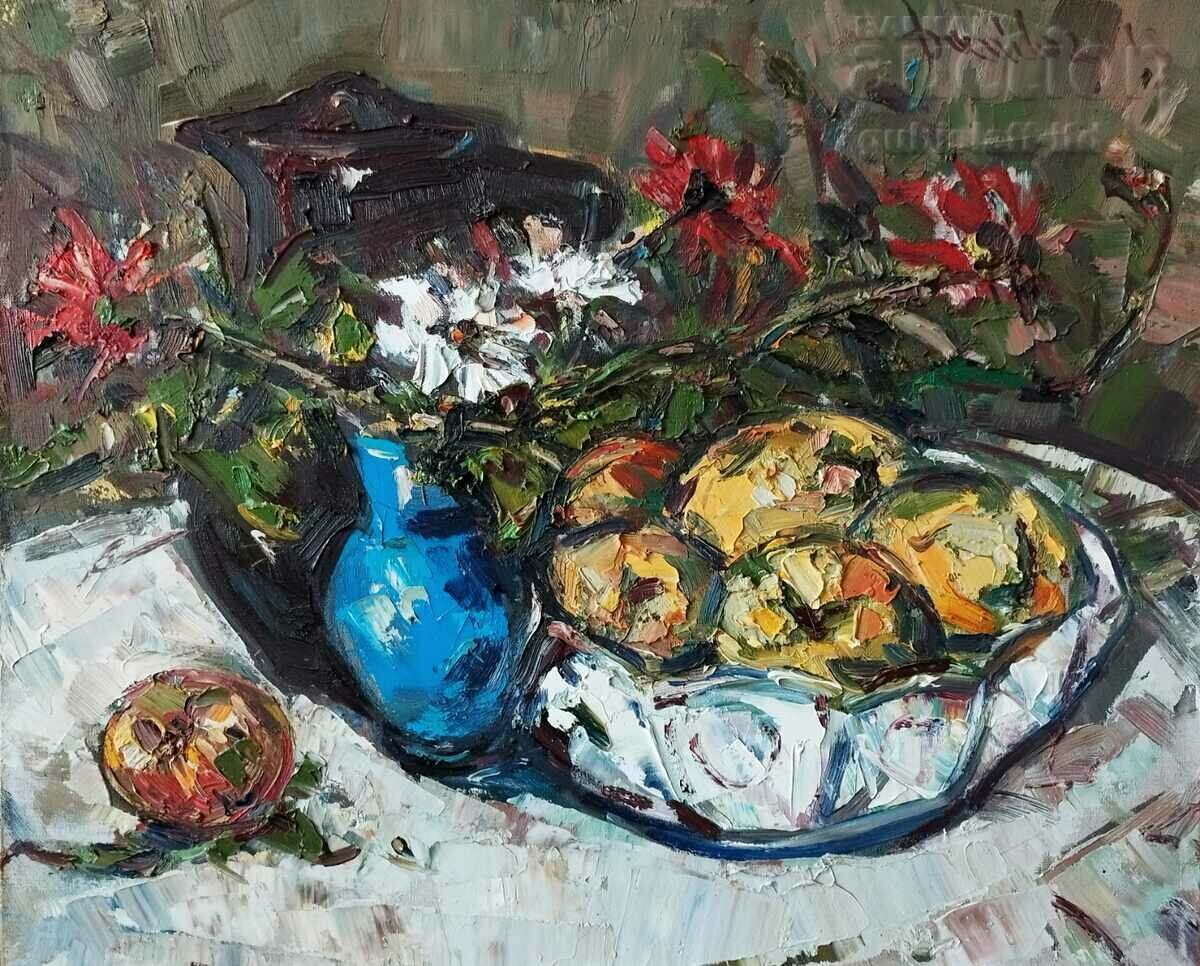 Pictură, natură moartă, artă. Danail Tsonev, 2018