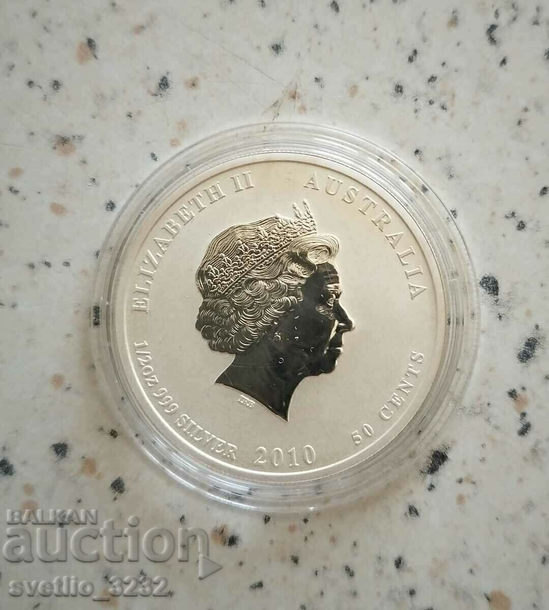 Сребро 1/2 OZ 2010 Тигър с цена € 80.00 | 156.47 лв. Сребро 1/2 OZ 2010 Тигър с цена € 80.00 | 156.47 лв.