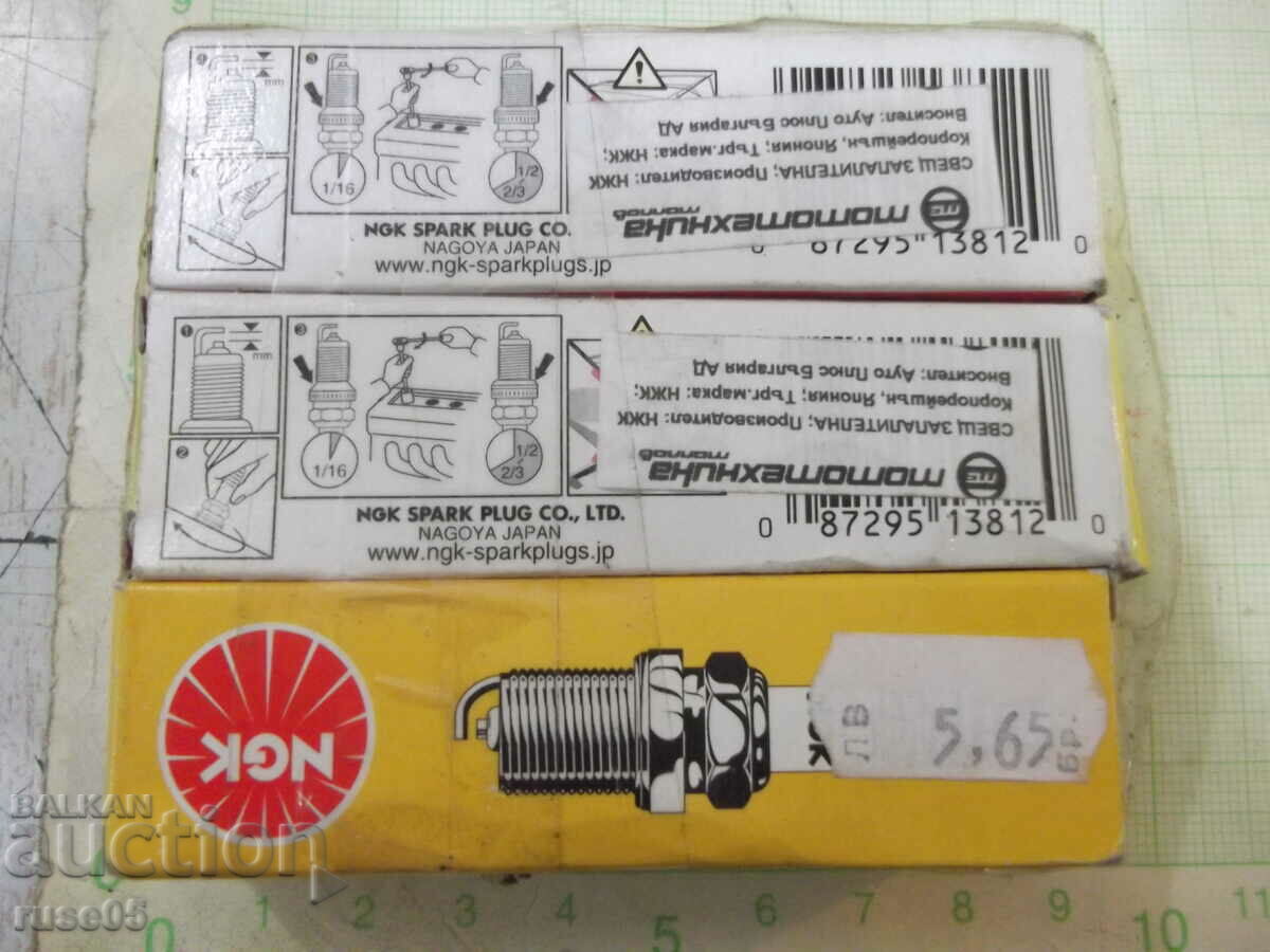 Lot of 3 pcs. spark plugs "NGK - 3812 - BP6EFS" new