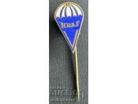 38630 Czechoslovakia Parachute Badge for 20 Jumps Parachute Club