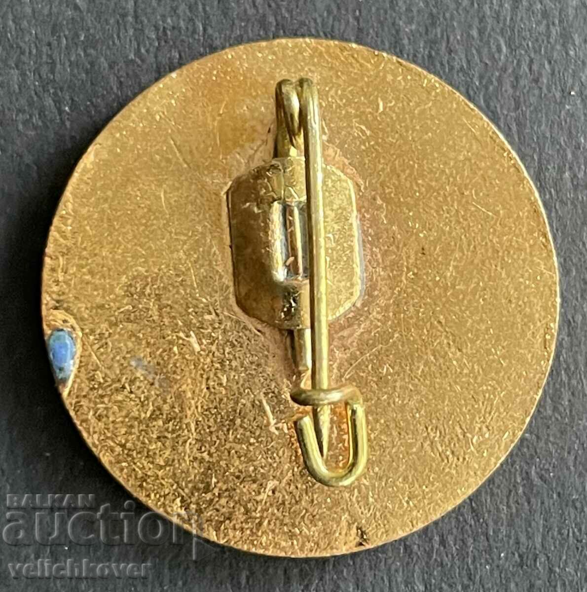 38633 Romania insignia parachutist parachute DOSO enamel 1970s with price 30.00 BGN | € 15.34