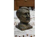 OLD SMALL BRONZE PLASTIC OF HITLER