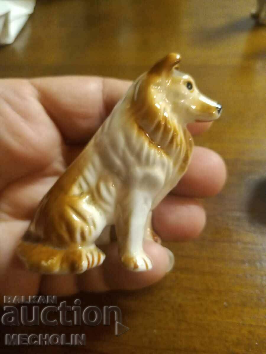 COLLECTIBLE old porcelain dog figurine - 5 COLLECTIBLE old porcelain dog figurine - 5