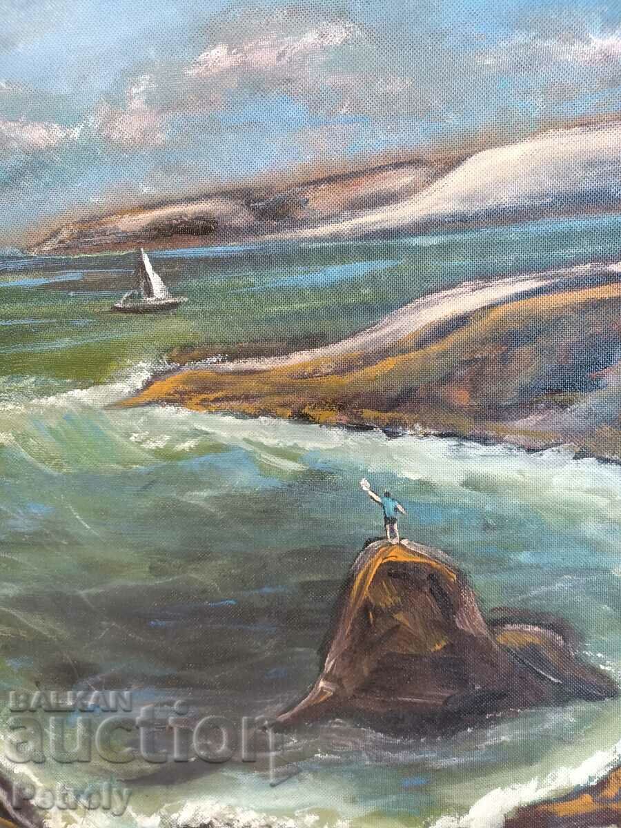 Oil painting with price 120.00 BGN | € 61.36 Oil painting with price 120.00 BGN | € 61.36