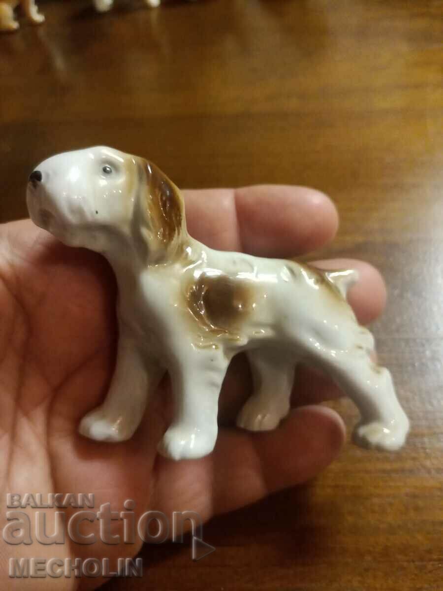 COLLECTIBLE old porcelain dog figurine 5 - 5 COLLECTIBLE old porcelain dog figurine 5 - 5