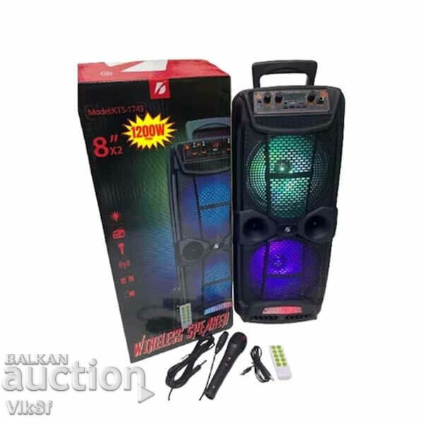 Auction Portable Karaoke Column ZQS-8210 2X8'' 2 X 40W+microphone Auction Portable Karaoke Column ZQS-8210 2X8'' 2 X 40W+microphone