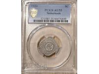 5 цента Нидерландия 1939 PCGS