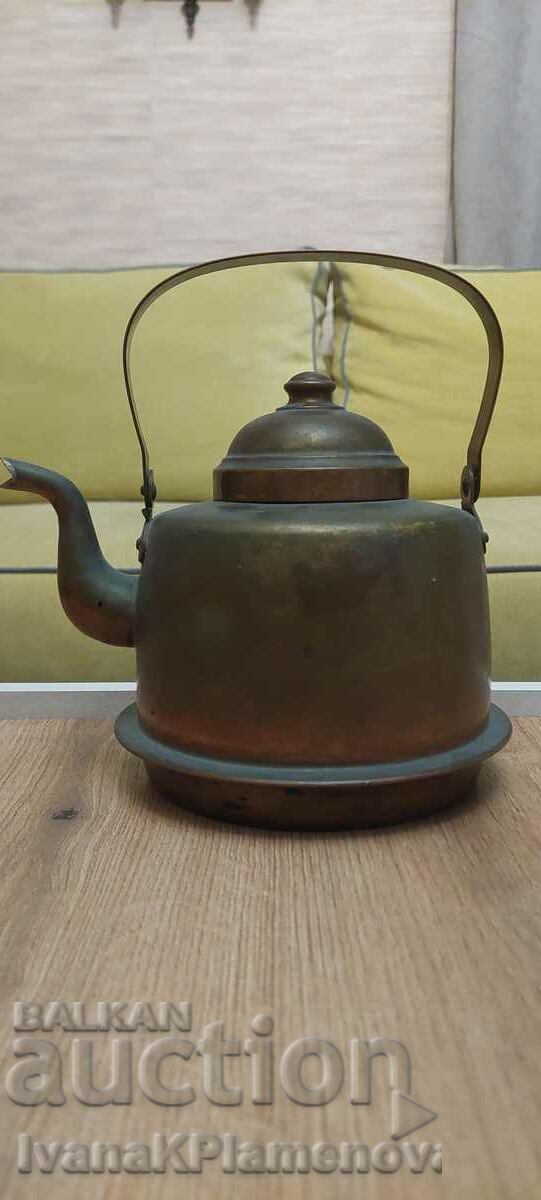 Teapot copper excellent for collectors