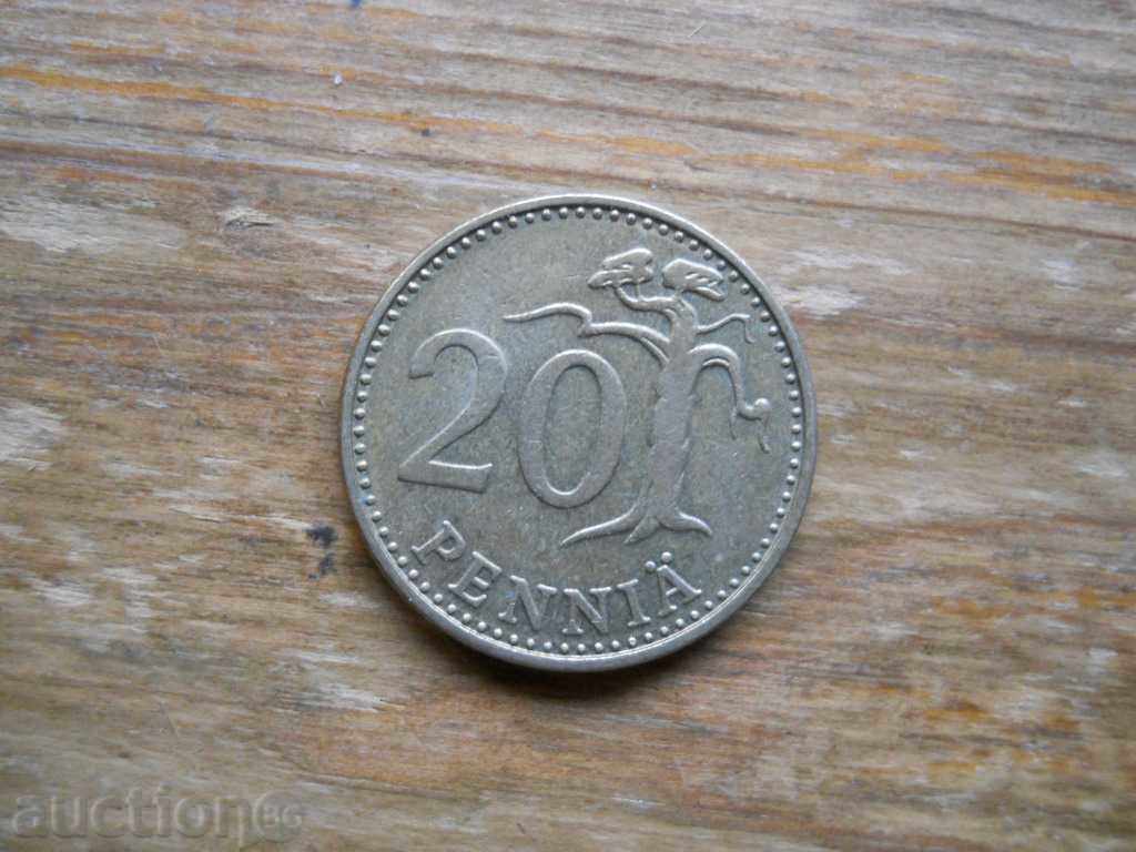 20 de bani 1976 - Finlanda