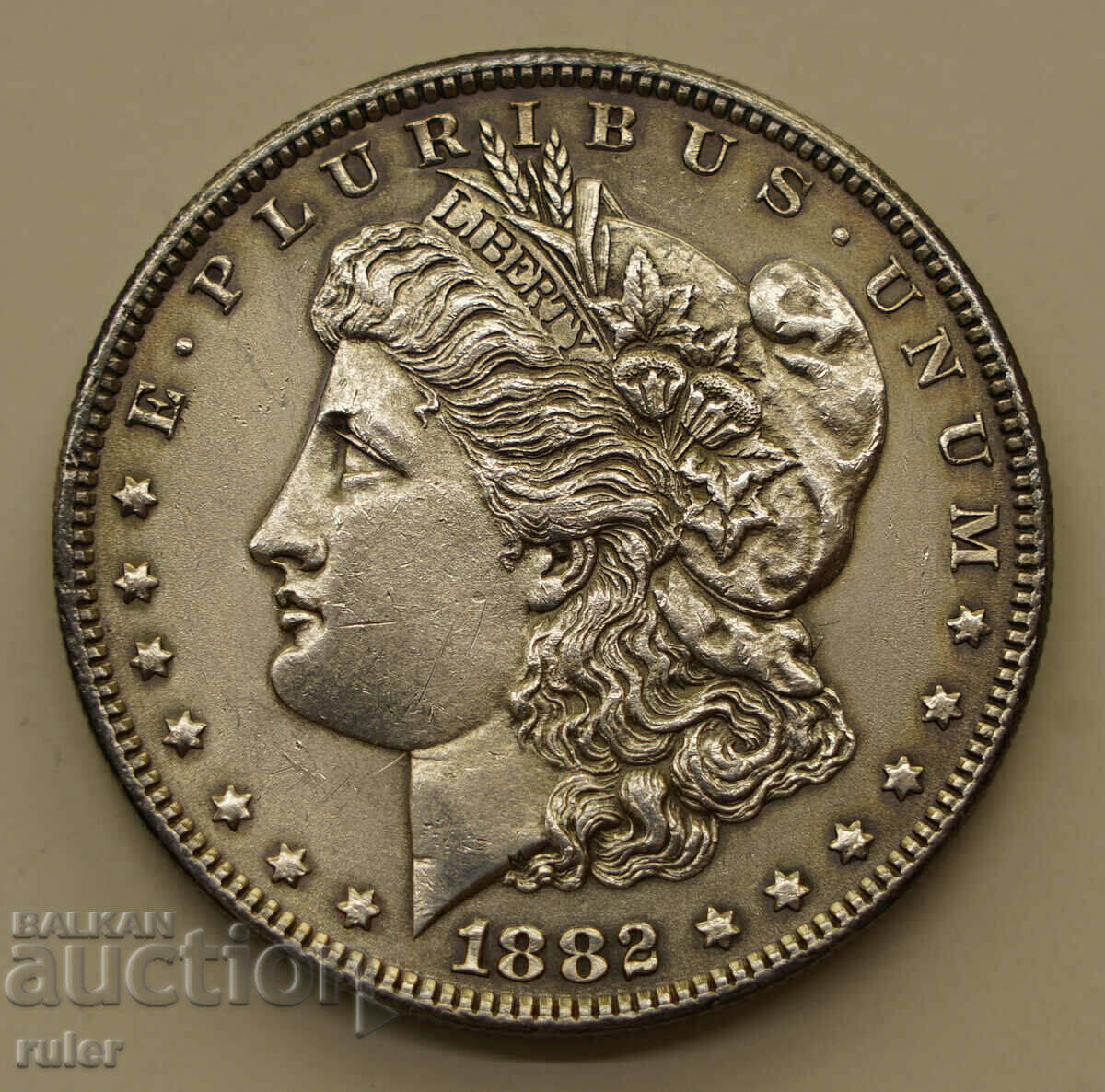 USA. 1 Morgan Dollar 1882 Silver - 26.82g.