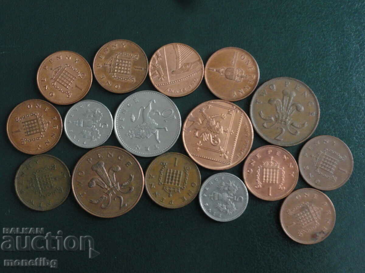 Great Britain - Coins (16 pieces) - 6 Great Britain - Coins (16 pieces) - 6