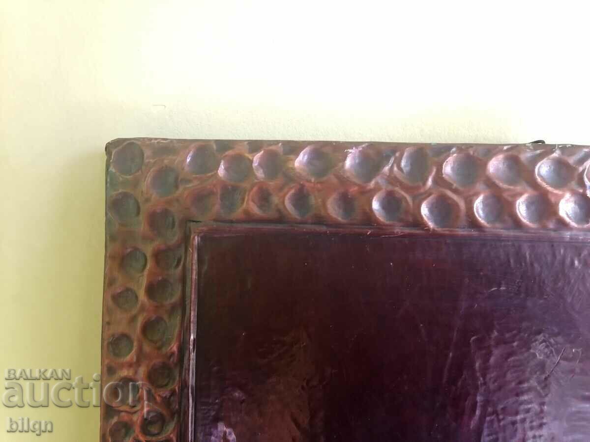 Auction Old Copper Panel - Parrot Auction Old Copper Panel - Parrot