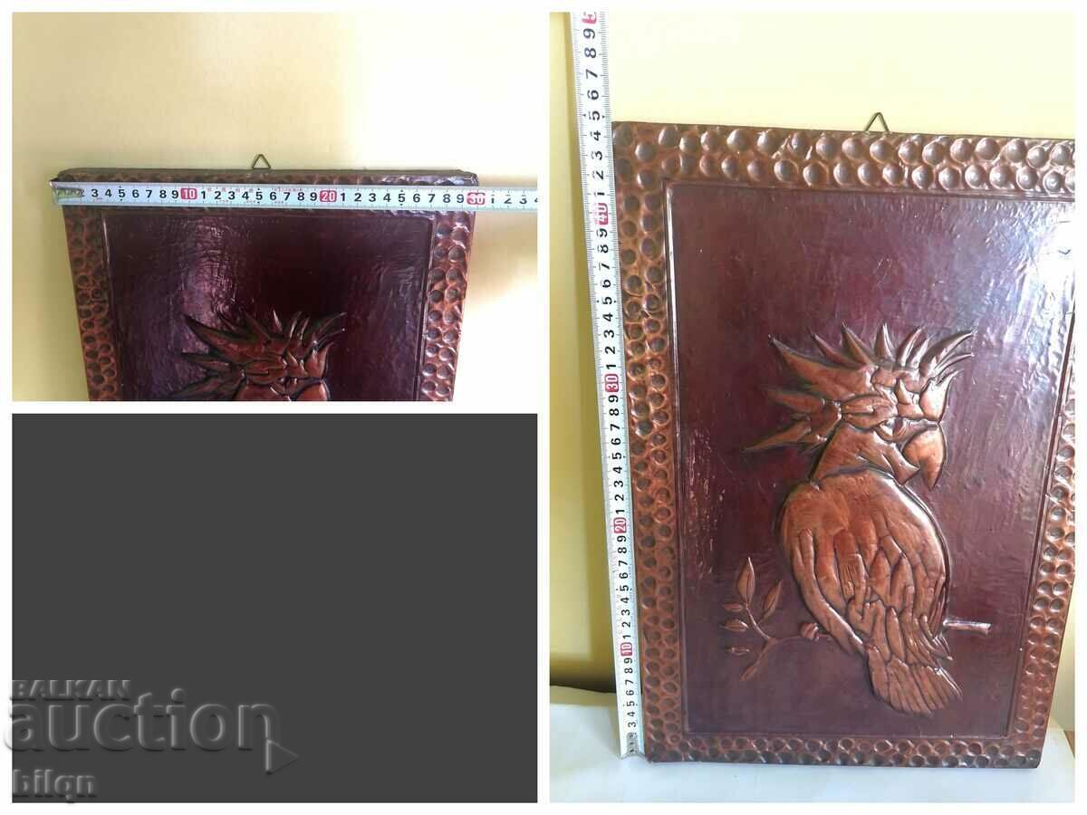 Old Copper Panel - Parrot - 7 Old Copper Panel - Parrot - 7
