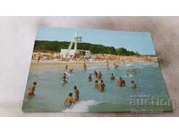 Postcard Primorsko Beach of the MMC 1984