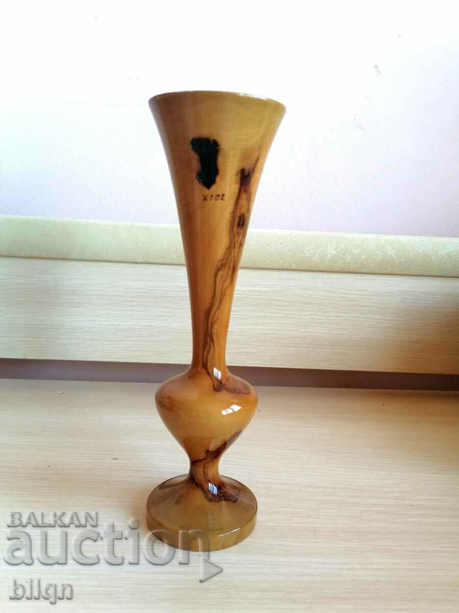 Great Wooden Vase From 0.01 St.