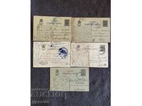 Traveled postcards (First World War) - Lot 3