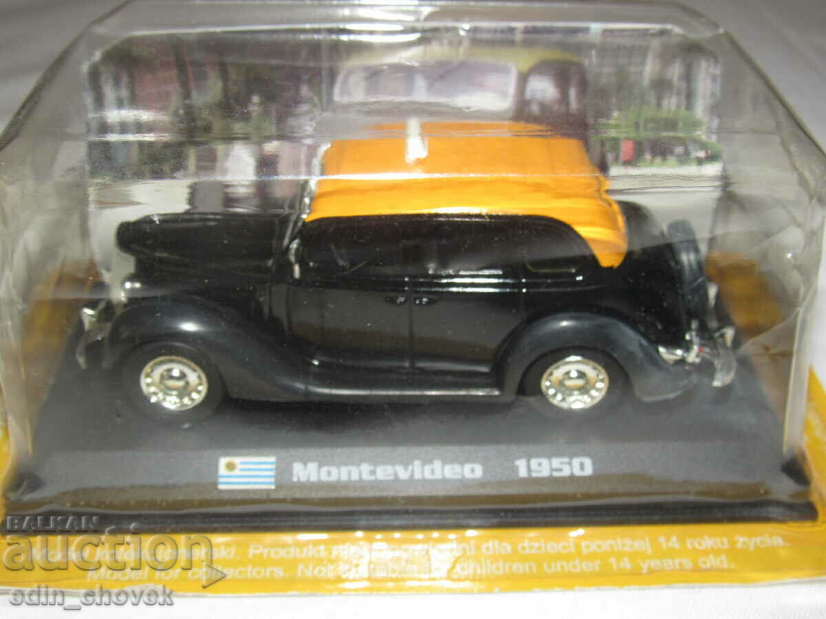 1/43 Amercom Ford V8 Taxi Montevideo 1950. Nou