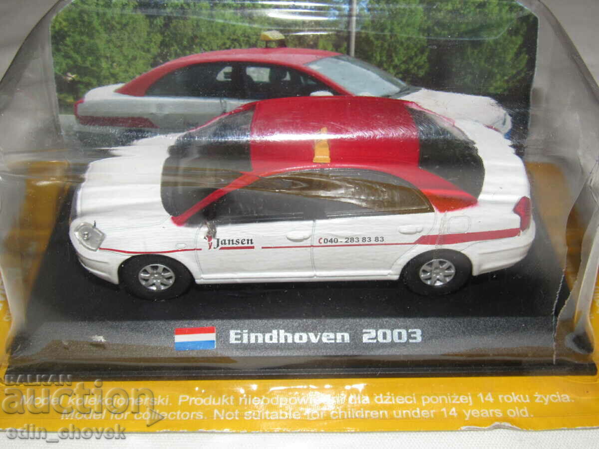 1/43 Amercom Toyota Avensis Taxi Eindhoven 2003. New