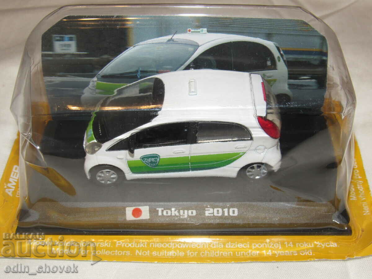 1/43 Amercom Mitsubishi i-Miev Taxi Tokyo 2010. Νέο