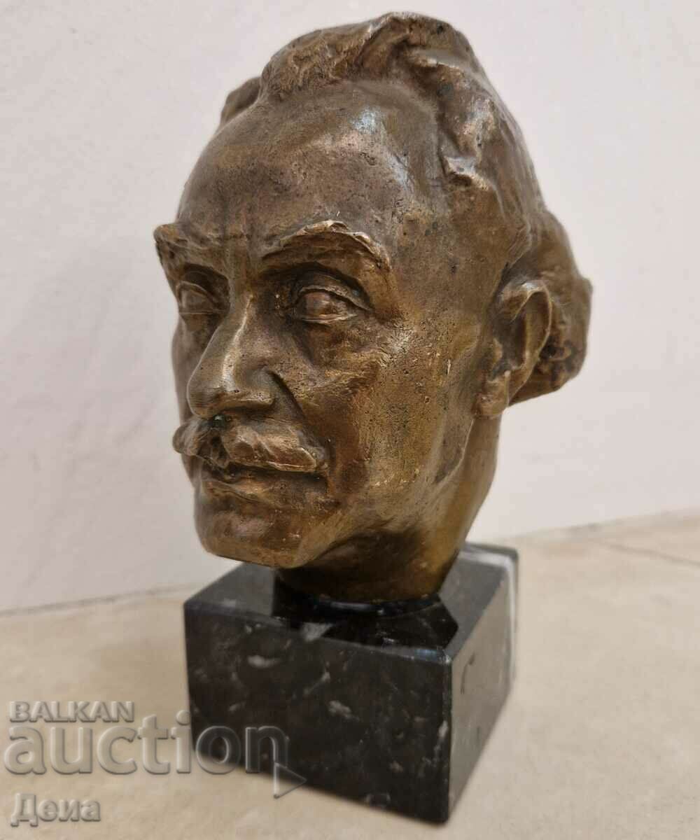 Master brass sculpture - Georgi Dimitrov