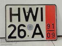 Vehicle registration number