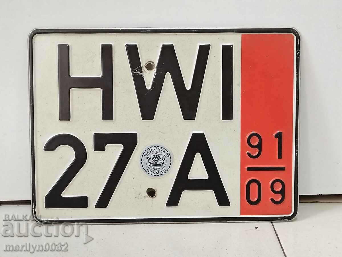 Vehicle registration number