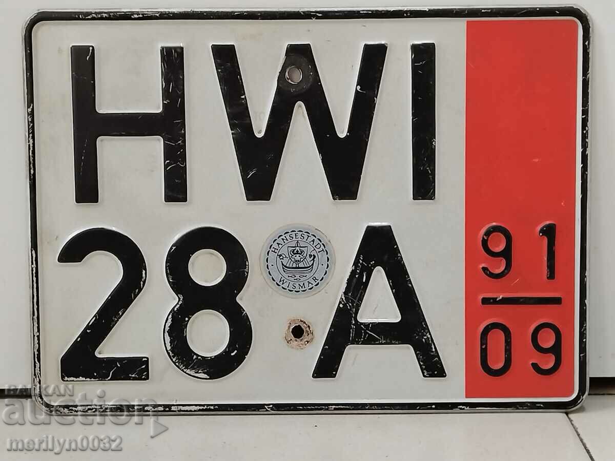 Vehicle registration number