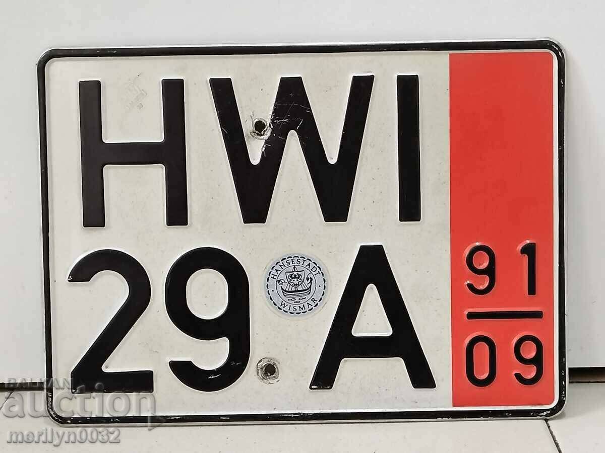 Vehicle registration number