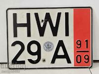 Vehicle registration number