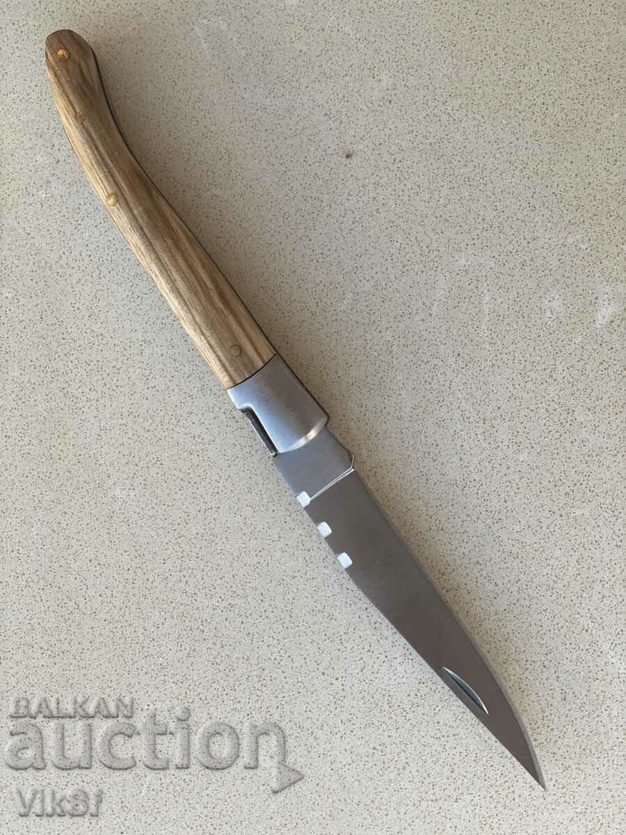 Folding pocket knife 90x200 /Lagiol/ with price 15.00 BGN | € 7.67 Folding pocket knife 90x200 /Lagiol/ with price 15.00 BGN | € 7.67