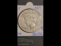 1 Dollar 1924 Liberty Dollar USA Silver Coin