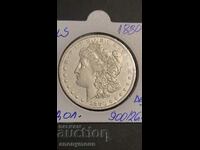 1 Morgan Dollar USA 1880 Silver Coin