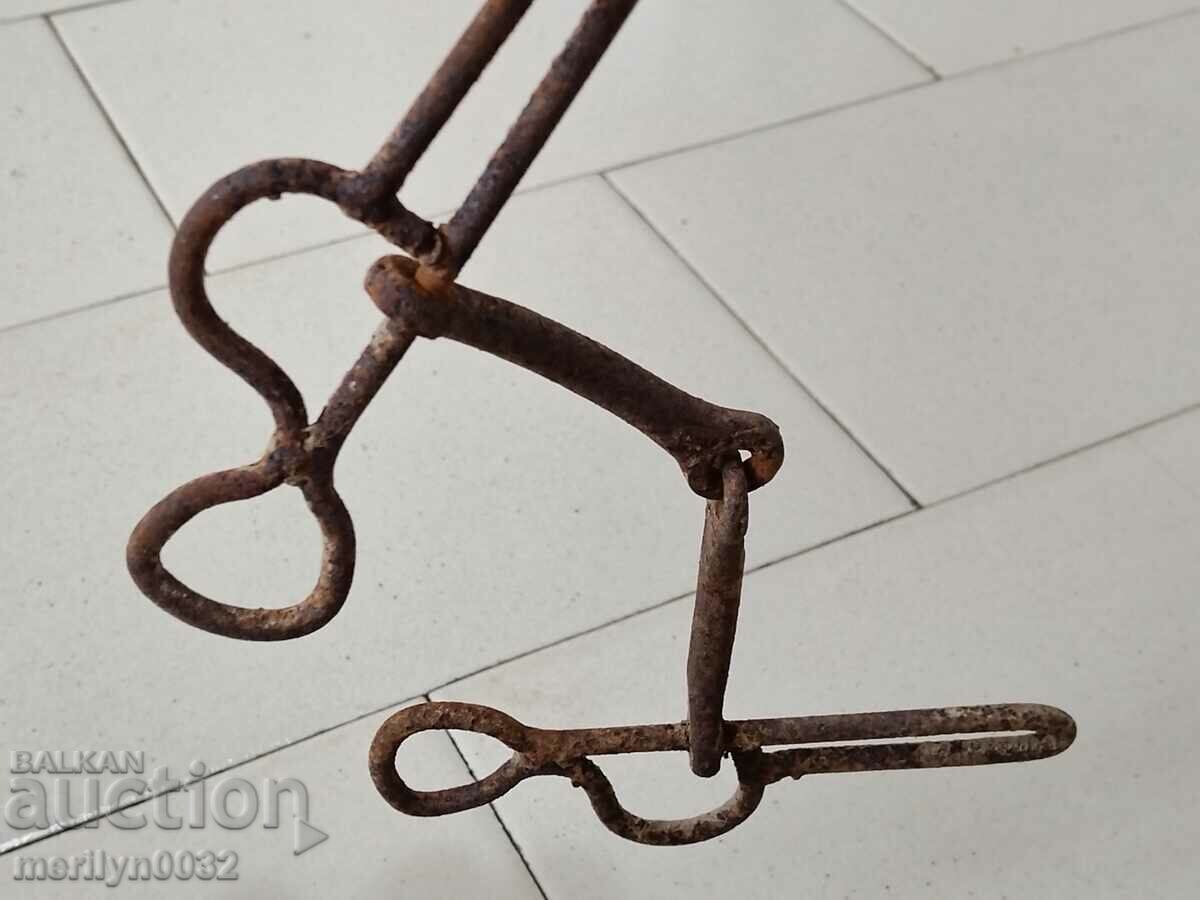 Old wrought bridle bridle wrought iron, harness - 6 Old wrought bridle bridle wrought iron, harness - 6