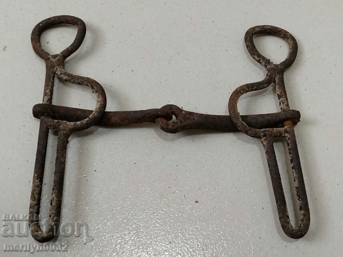 Old wrought bridle bridle wrought iron, harness - 7 Old wrought bridle bridle wrought iron, harness - 7