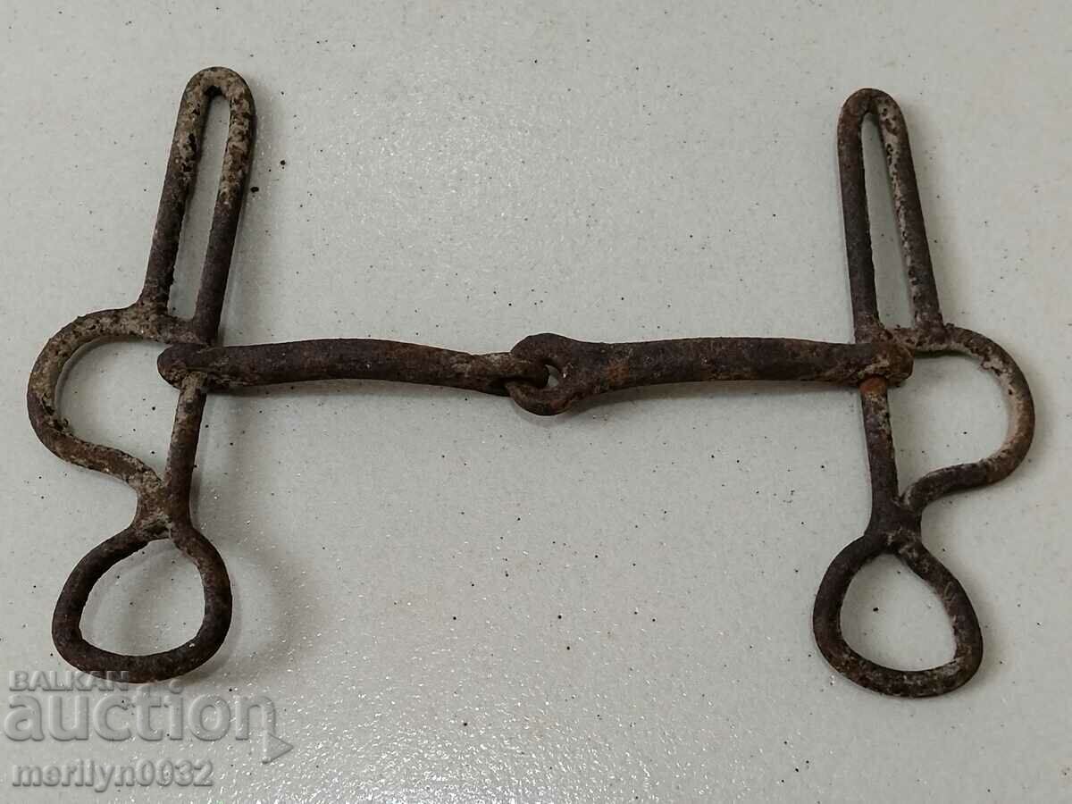 Old wrought bridle bridle wrought iron, harness